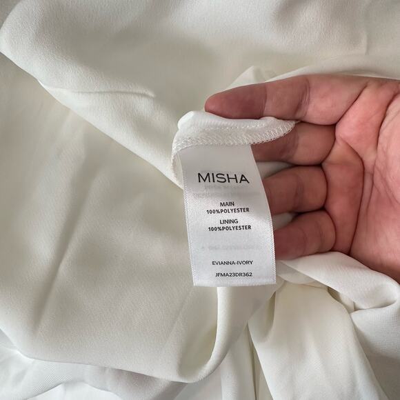 MISHA COLLECTION Ivory Halter Maxi Dress - Picture 8 of 8